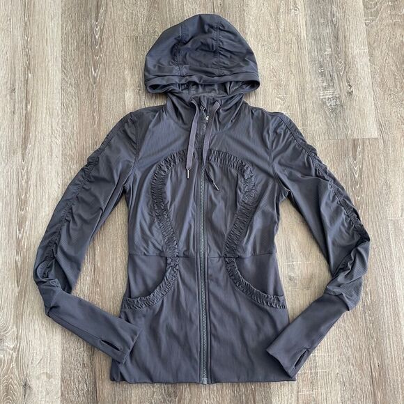 Lululemon Dance Studio Jacket III Soot Light - Size: 8 - Picture 5 of 13